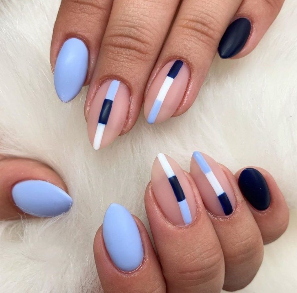 Blue and White Nails 18 Ideas: Embrace Elegance with Stunning Nail Designs