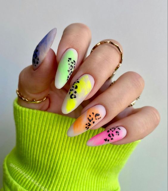 Neon Nails 22 Ideas: Electrify Your Look with Dazzling Nail Art