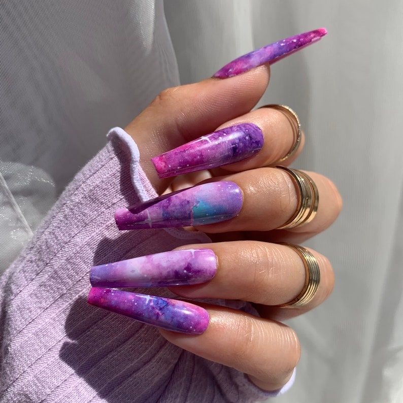 Purple Nails Acrylic 20 Ideas: Nail Your Look with Stunning Shades