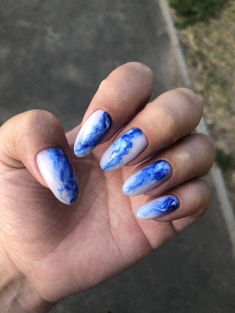 Blue and White Nails 18 Ideas: Embrace Elegance with Stunning Nail Designs