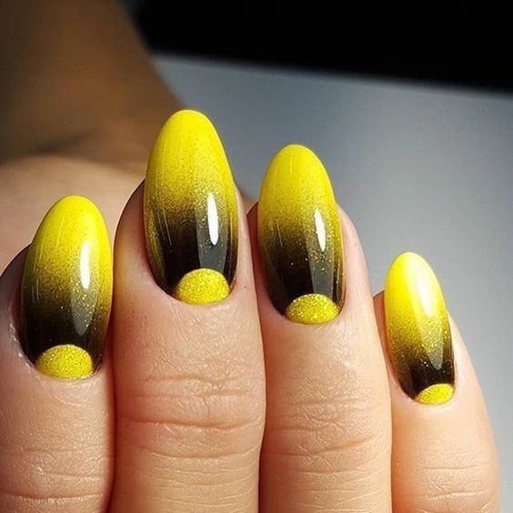 Black and Yellow Nails 18 Ideas: Adding a Splash of Color to Your Style