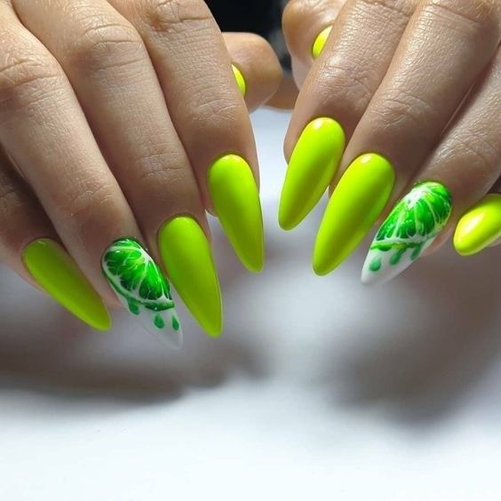 Lime Green Nails 18 Ideas: Embrace the Trendy and Vibrant Look!