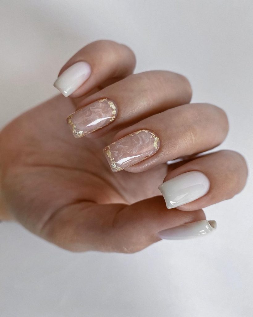 Milky White Nails Acrylic 22 Ideas: A Trendy and Elegant Nail Art Choice