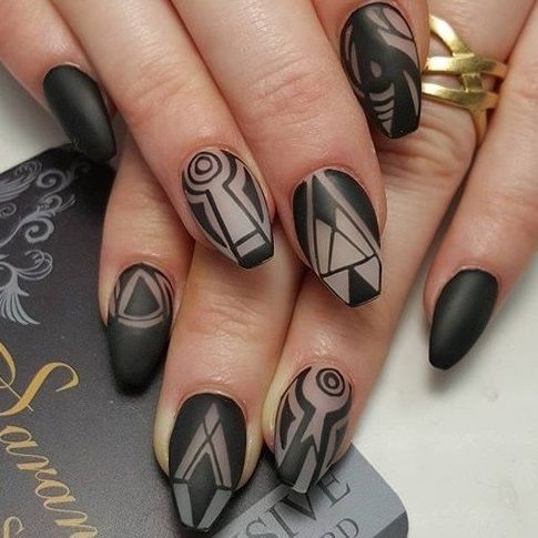 Black Nails Acrylic 20 nápadů: Přijměte odvážný a elegantní vzhled