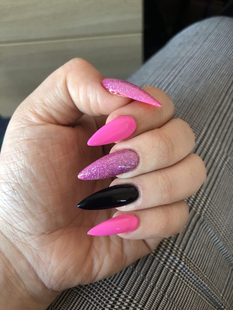 Black and Pink Nails 21 Ideas: Adding a Splash of Chic Contrast to Your Style