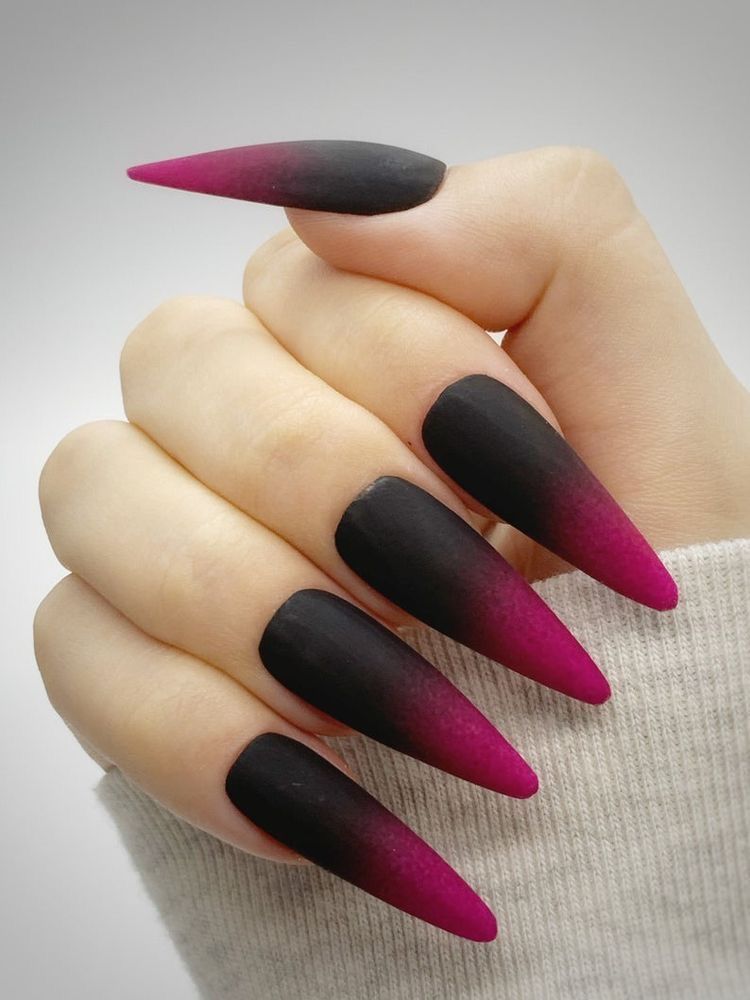 Black and Pink Nails 21 Ideas: Adding a Splash of Chic Contrast to Your Style