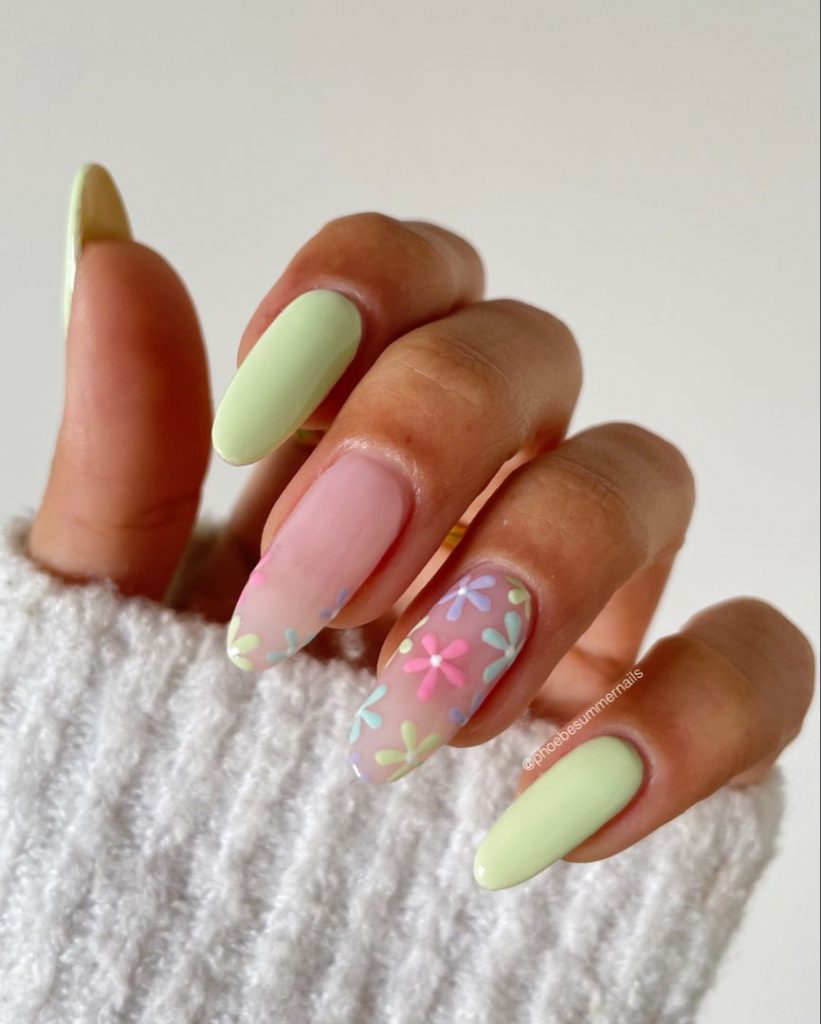 Pastel Green Nails 21 Ideas: Embrace the Subtle Elegance