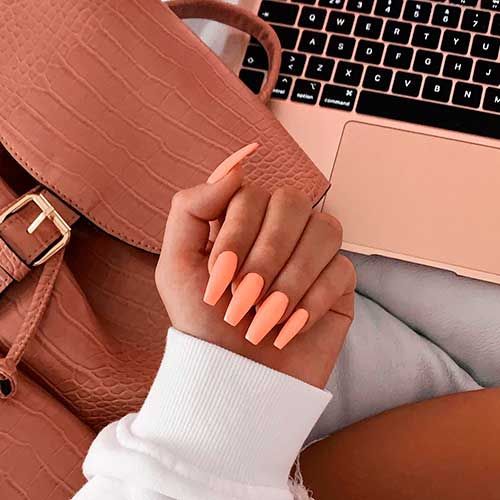 Nails Peach Color 22 Ideas: Embrace Elegance and Warmth