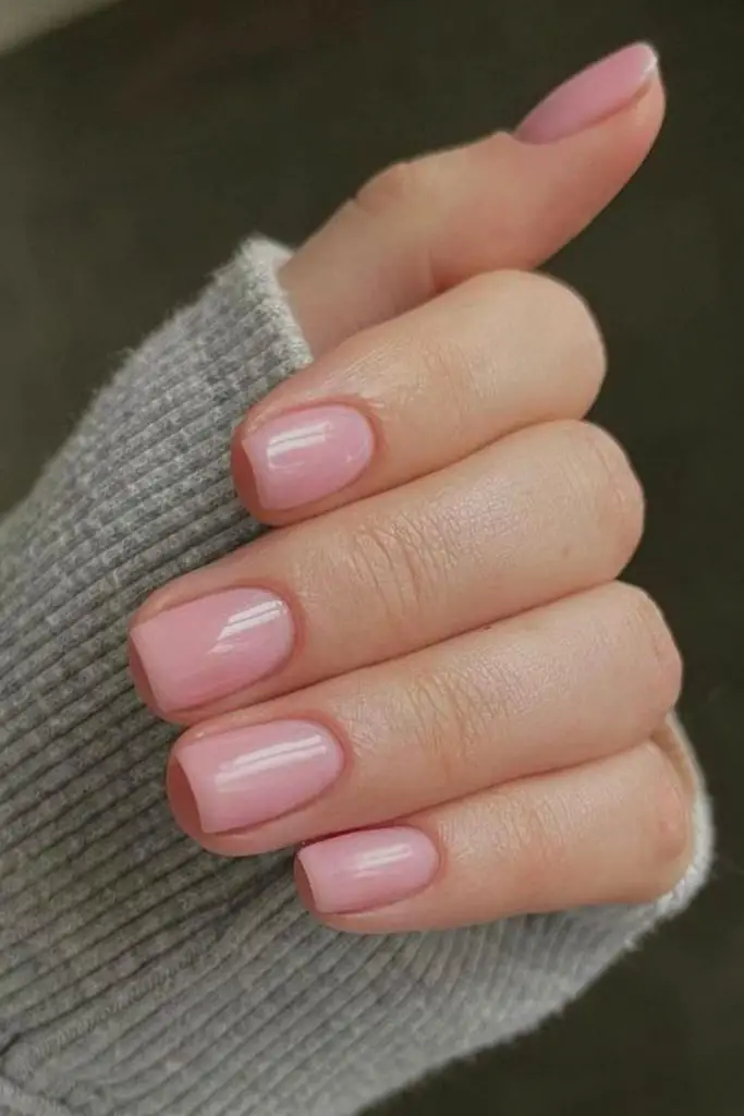 Přírodní růžové nehty 18 nápadů: Přijměte eleganci s jemnými odstíny