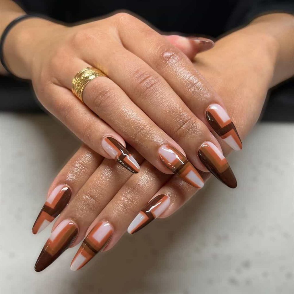 Brown Nails Acrylic 18 Ideas: Elevate Your Style with Stunning Nail Designs