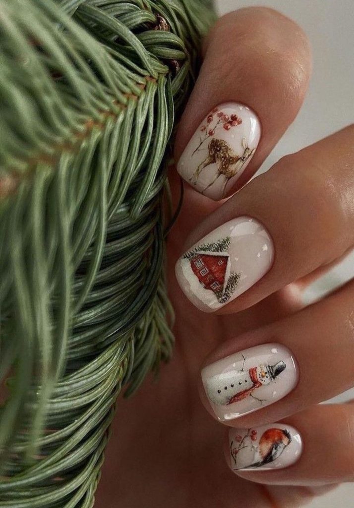 Short Winter Nails 2023 - 2024 20 Ideas: Chic and Cozy Nail Trends