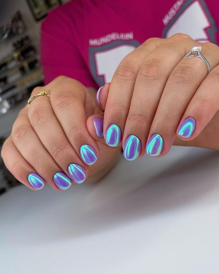 Winter Nails Acrylic Short 2023-2024 18 Ideas: Get Ready to Flaunt Your Chic Style!