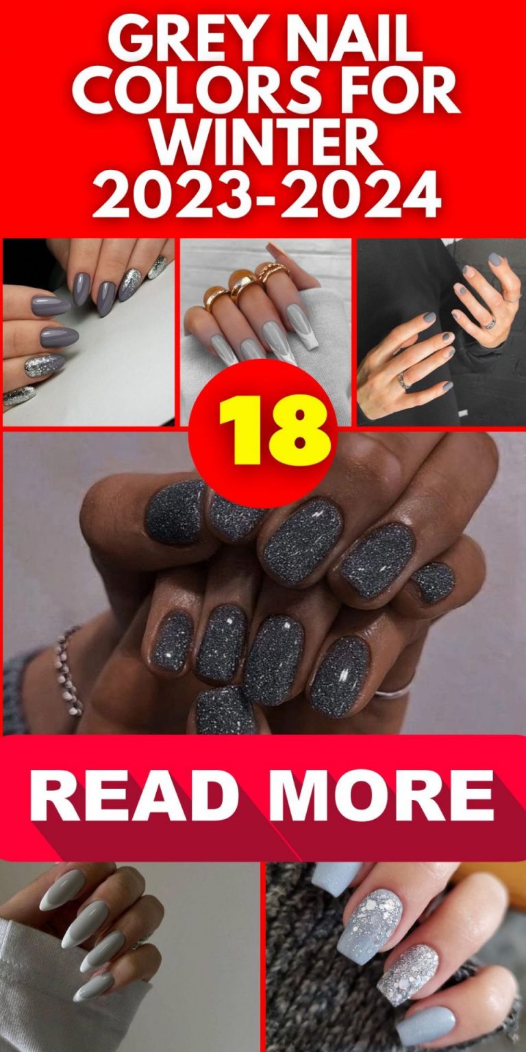 Exploring the Cozy Charm of Grey Nail Colors for Winter 20232024 18