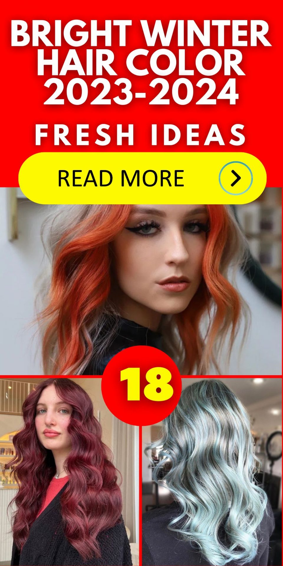 Bright Winter Hair Color 18 Ideas 2023-2024: Embrace the Vibrant Hues ...