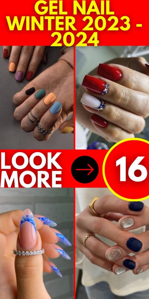 Gel Nail Winter 2023 - 2024 16 Ideas: Elevate Your Style This Season ...