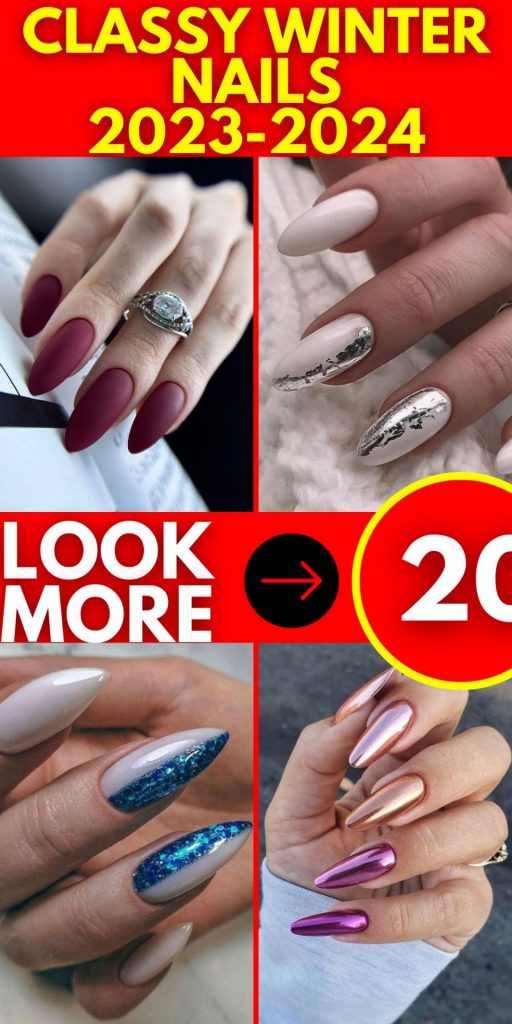 Classy Winter Nails 2023-2024 20 Ideas: Elevate Your Nail Game This Season