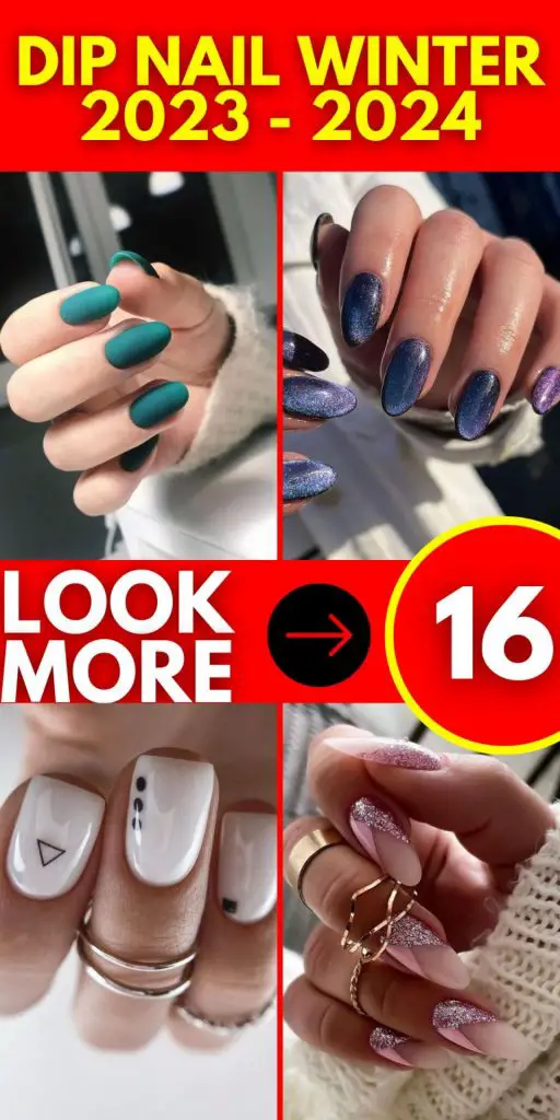 Dip Nail Winter 2023 - 2024 16 Ideas: Get Creative with Your Nails ...