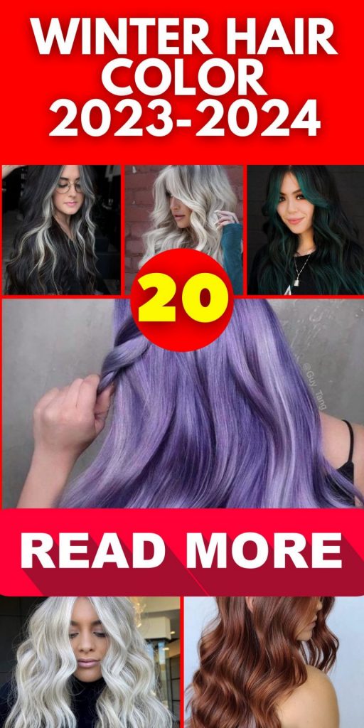 Winter Hair Color 2023-2024 20 Ideas: Embrace the Cold with Trendy Tresses