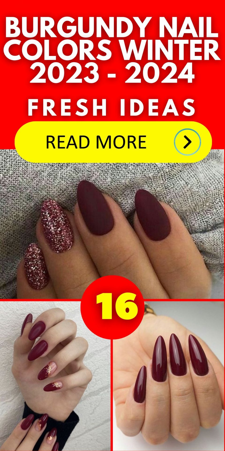 Burgundy Nail Colors Winter 2023 2024 16 Ideas Fall Update Ideas