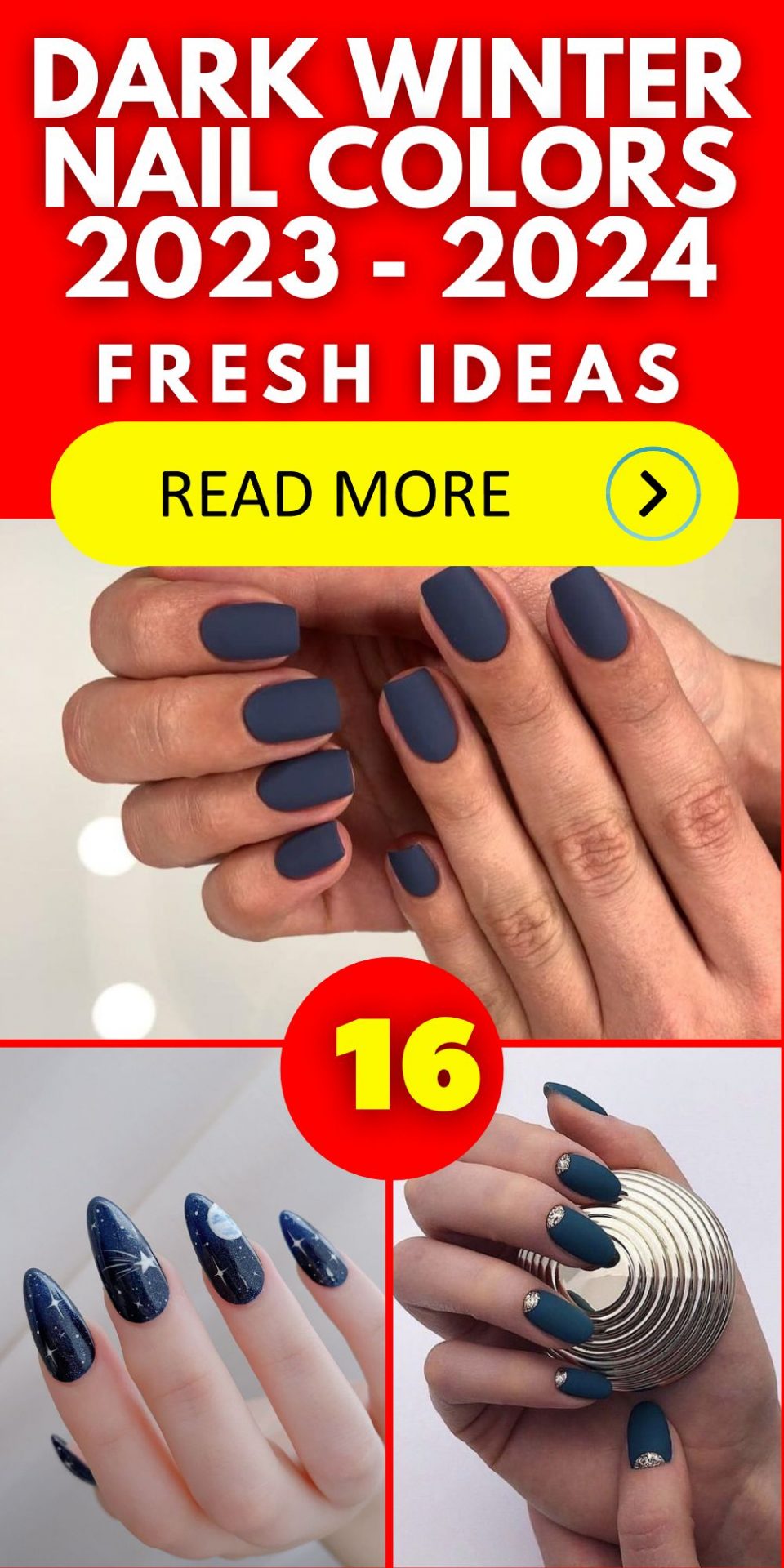 Dark Winter Nail Colors 2023 2024 16 Ideas Stay Stylish All Season