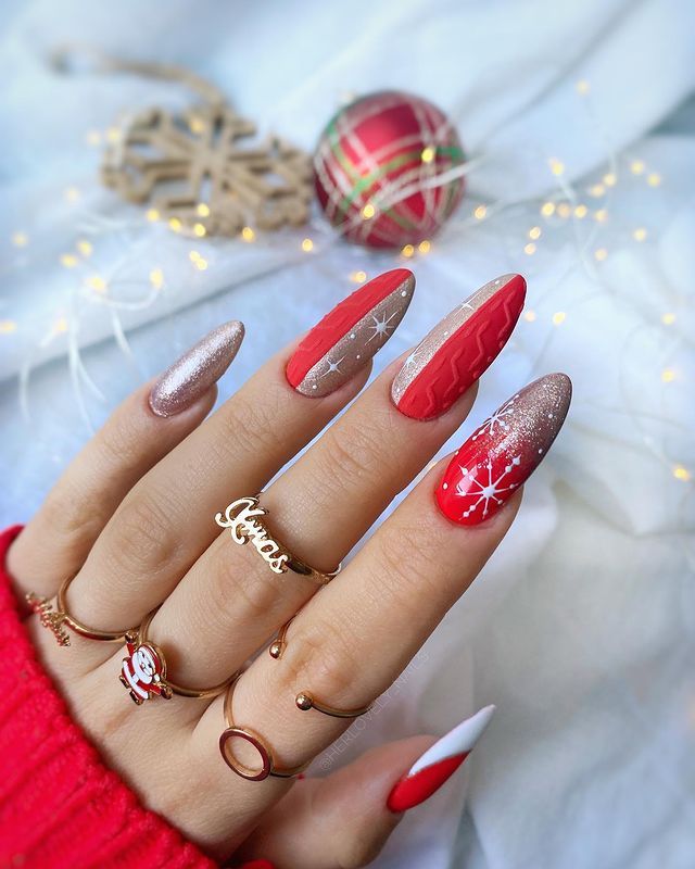 Edgy Winter Nails 2023-2024 20 nápadů: Stylově rozhýbejte svůj vzhled v chladném počasí