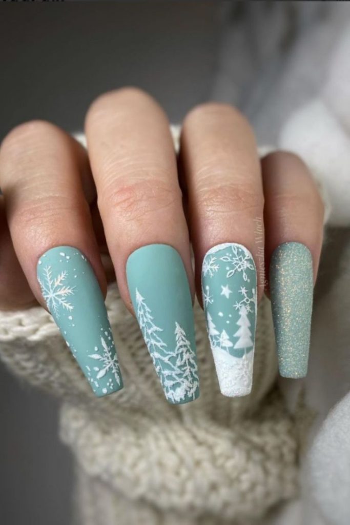 Long Winter Nails 2023 - 2024 18 Ideas: Get Ready to Nail the Season!