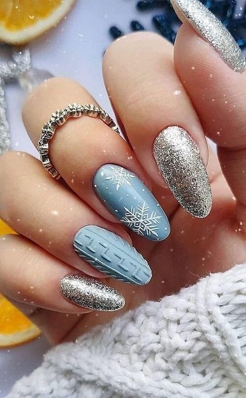 Medium Winter Nails 2023 - 2024 16 Ideas: Embrace the Season with Style