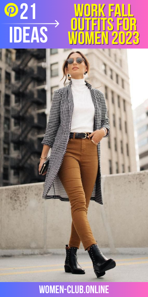 Work Fall Outfits Women 2023 21 Ideas: Embrace Style and Comfort