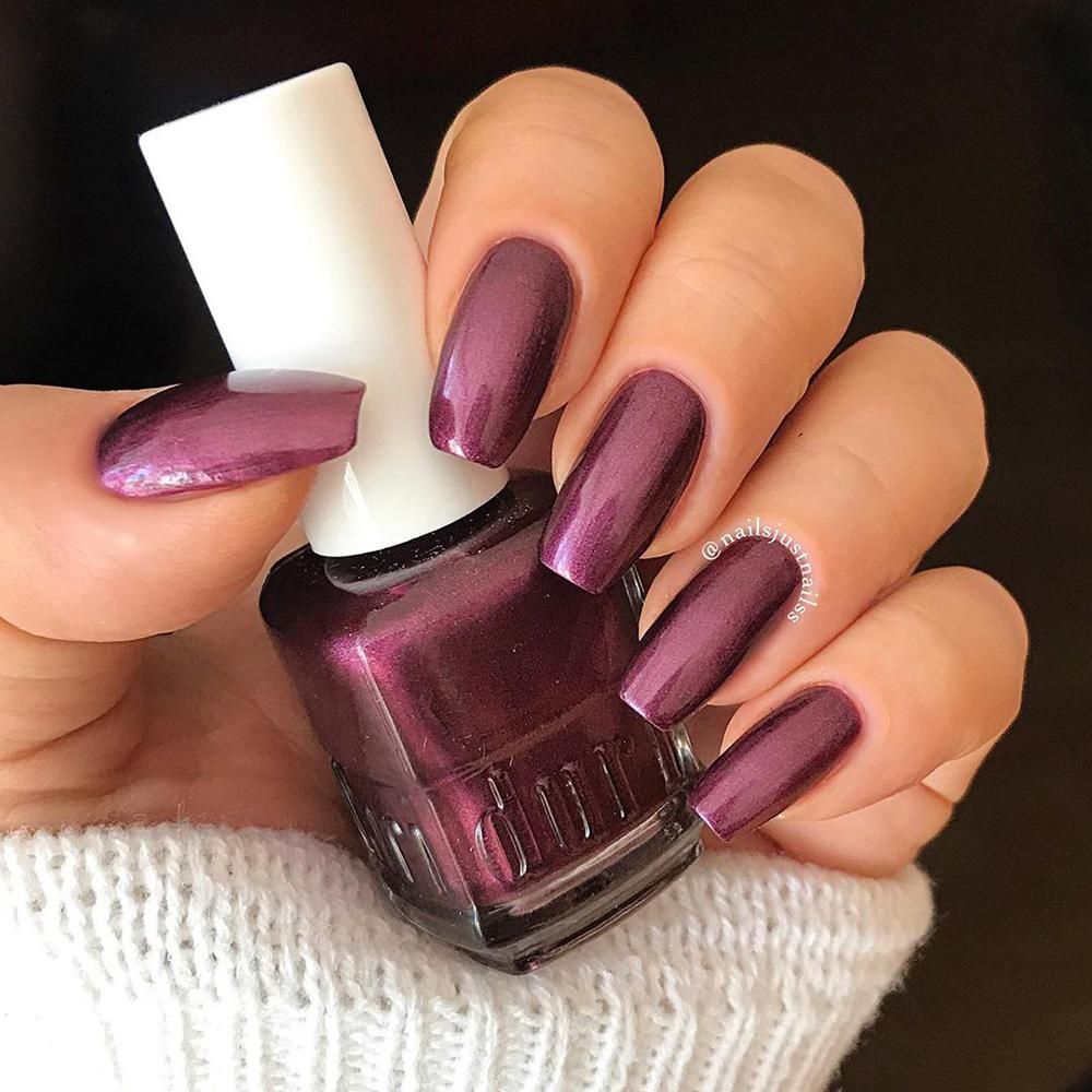 Burgundy Nail Colors Winter 2023 - 2024 16 Ideas