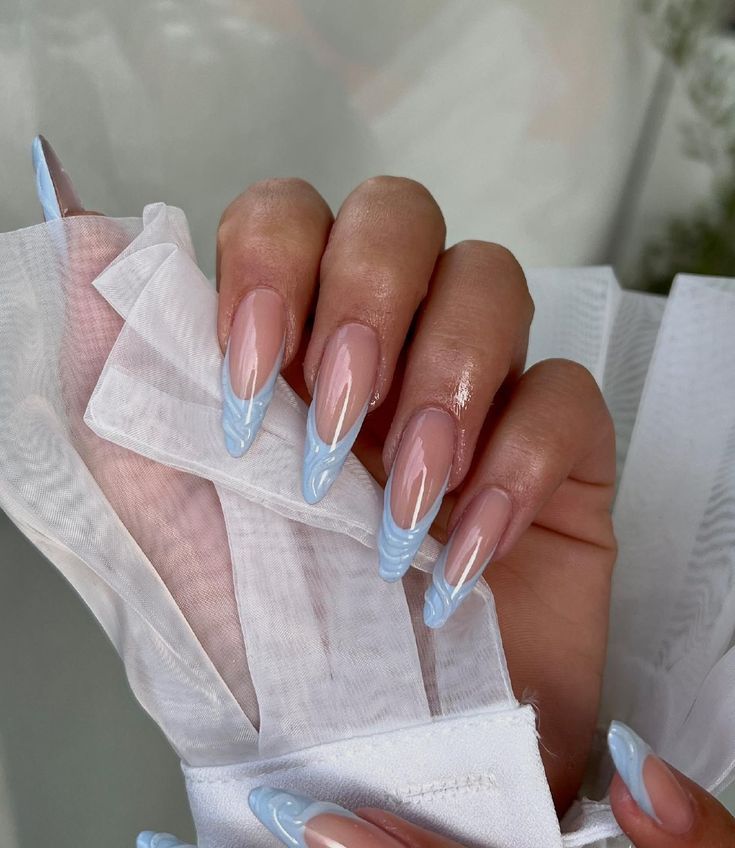 Long French Winter Nails 2023-2024 16 Ideas: Embrace the Elegance