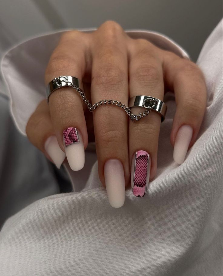 Winter Acrylic Long Nails 2023 - 2024 18 Ideas: Embrace the Season in Style