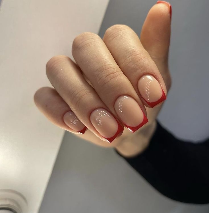 Short French Winter Nails 2023-2024 21 Ideas