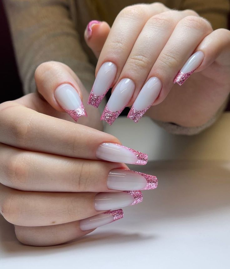 Long French Winter Nails 2023-2024 16 Ideas: Embrace the Elegance