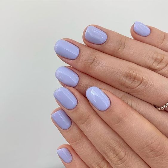 Round Nail Winter Colors 2023 - 2024 22 Ideas