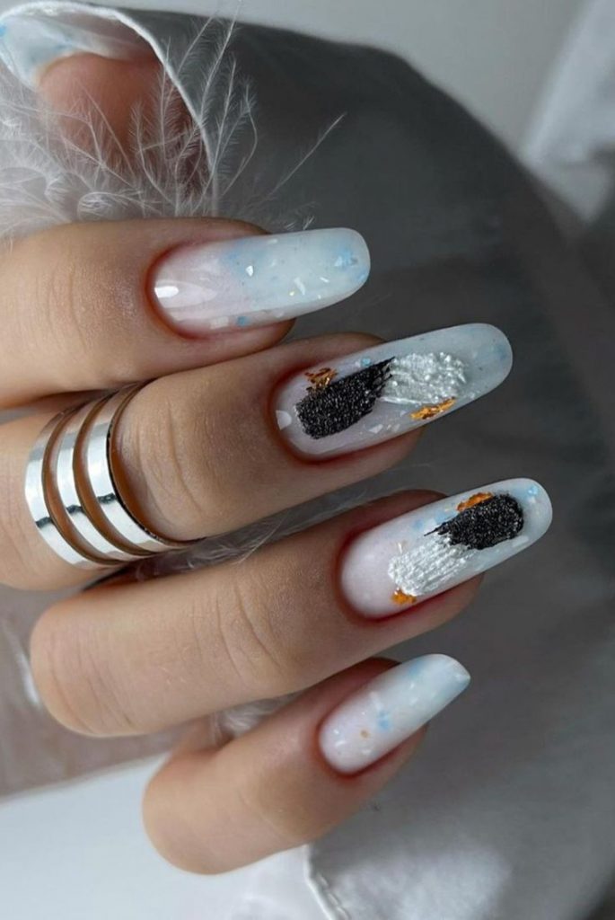 Winter Acrylic Long Nails 2023 - 2024 18 Ideas: Embrace the Season in Style