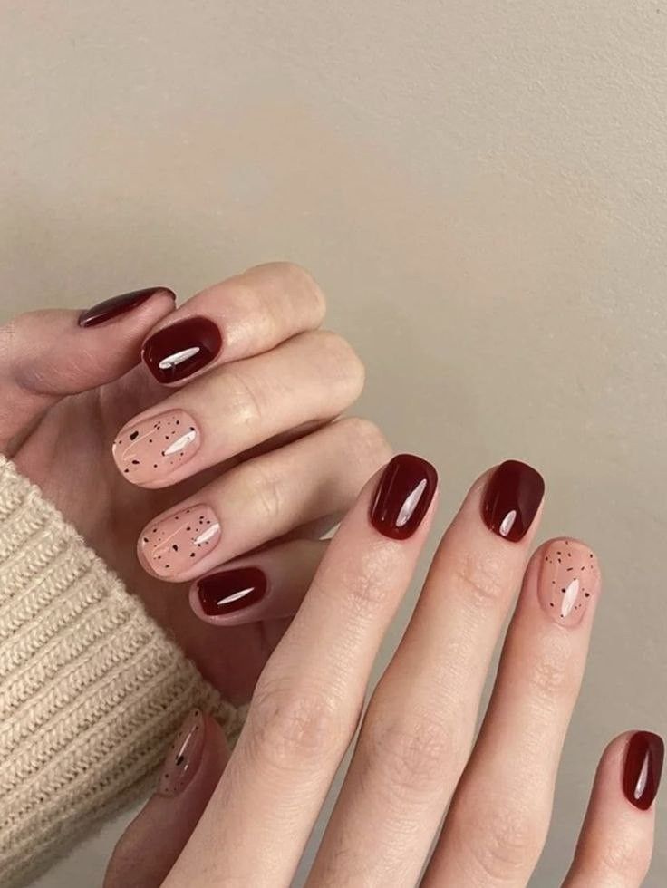 Winter Acrylic Short Nails 2023-2024 16 Ideas: Embrace the Season with Style