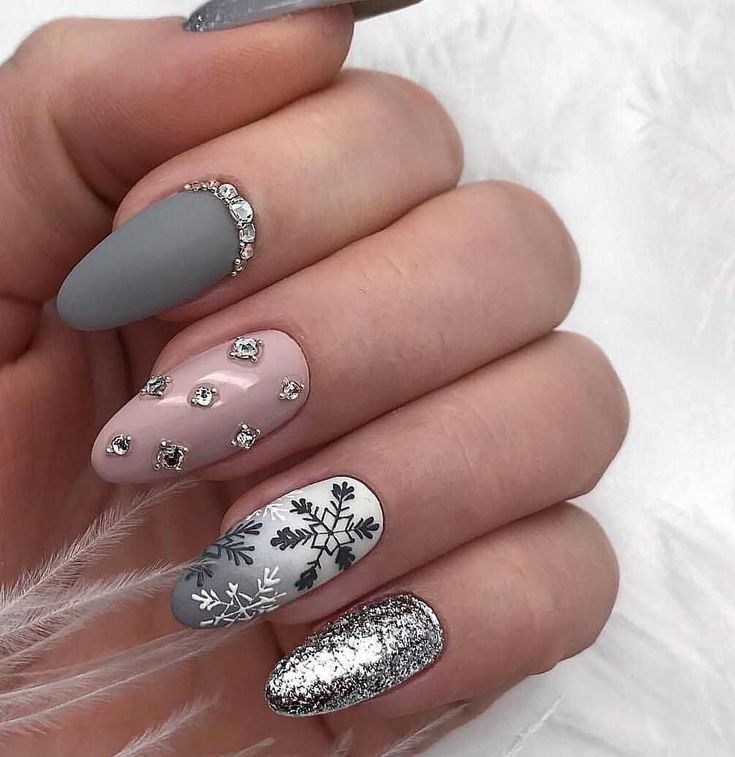 Winter Acrylic Long Nails 2023 - 2024 18 Ideas: Embrace the Season in Style