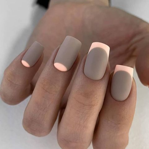 Short French Winter Nails 2023-2024 21 Ideas