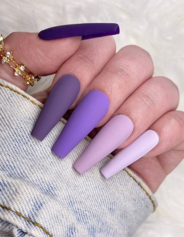 Purple Winter Nails 2023-2024 20 Ideas: Get Ready for a Stylish Season!