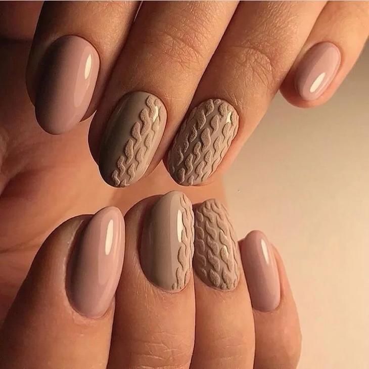 Short Winter Nails 2023 - 2024 20 Ideas: Chic and Cozy Nail Trends