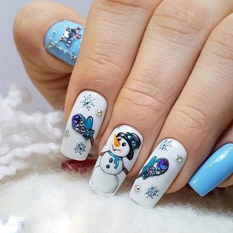 Fun Winter Nails 2023-2024 20 Ideas