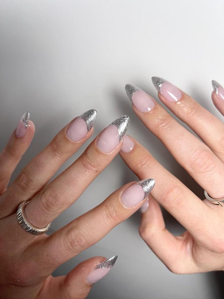 Silver Winter Nails 2023 - 2024 21 Ideas: Shimmering Elegance for the Season