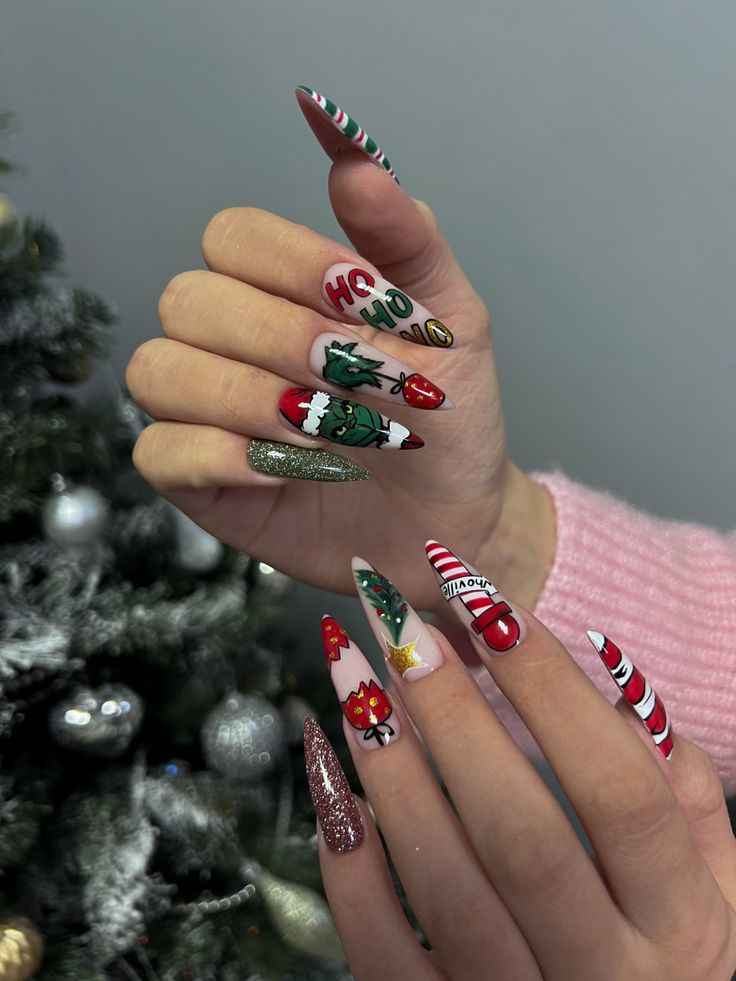 Winter Nail Acrylic 2023-2024 18 Ideas: Stay Trendy and Cozy