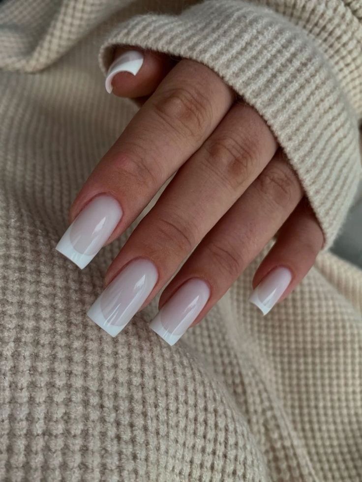 Long French Winter Nails 2023-2024 16 Ideas: Embrace the Elegance