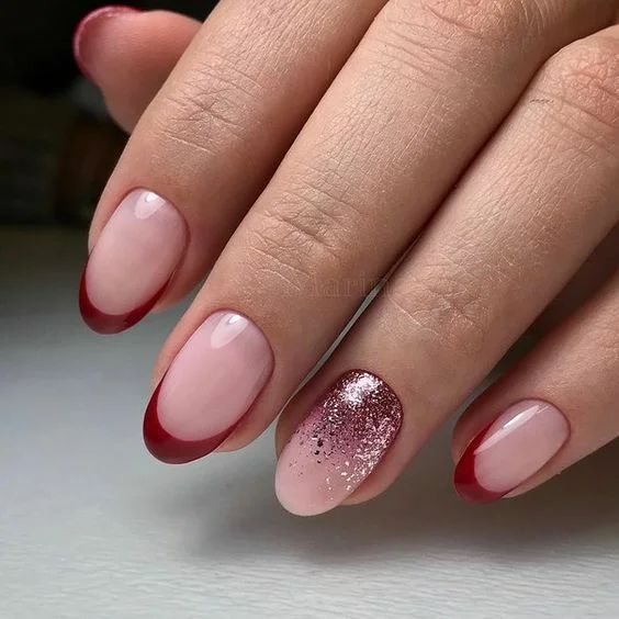 Short French Winter Nails 2023-2024 21 Ideas