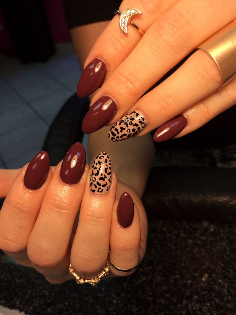 Burgundy Nail Colors Winter 2023 - 2024 16 Ideas