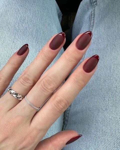 Exploring Chic Matte Nail Colors for Winter 2023-2024 16 Ideas