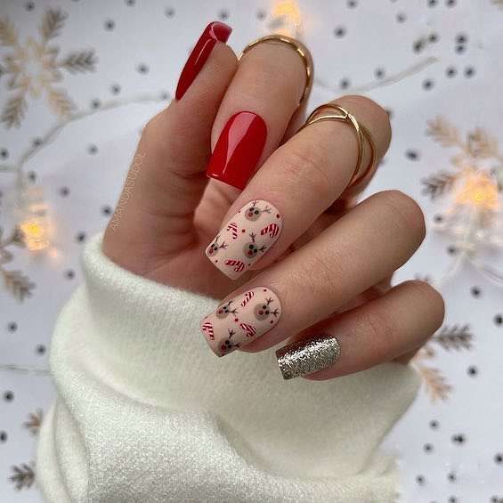 Winter Acrylic Short Nails 2023-2024 16 Ideas: Embrace the Season with Style