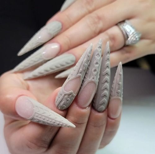 Elegant Winter Nails 2023 - 2024 16 Ideas