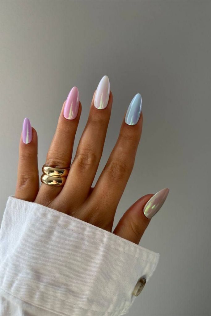 Winter Multicolor Nails 2023-2024 18 Ideas: A Colorful Guide to Nail Trends